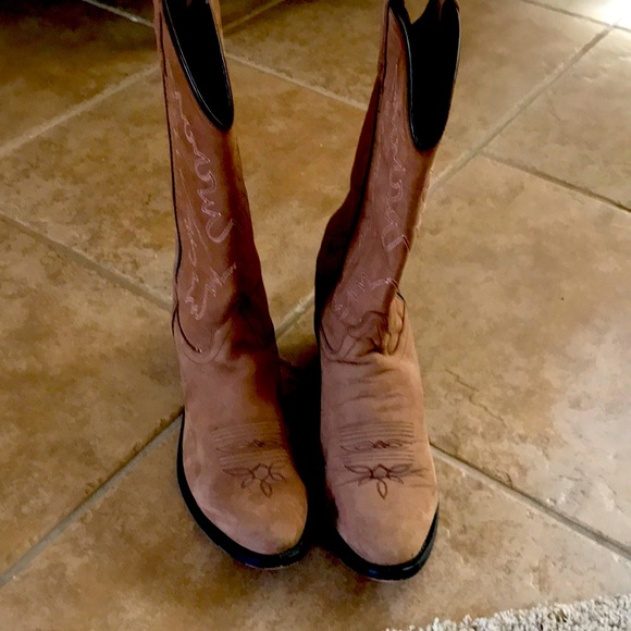Western style Leather boots - Picture 1 of 4